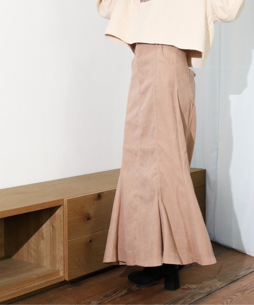 Per sist ence(パーシエンス)の「Per sist ence/パーシエンス 起毛ツイル レースアップフレアスカート(スカート・レディース・ブラック/ベージュ/ブラウン・FREE)」の18枚目の写真