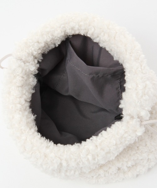 Ezick(エジック)の「【StanRay】ボアバッグ(ショルダーバッグ・レディース・オフホワイト・FREE)」の5枚目の写真