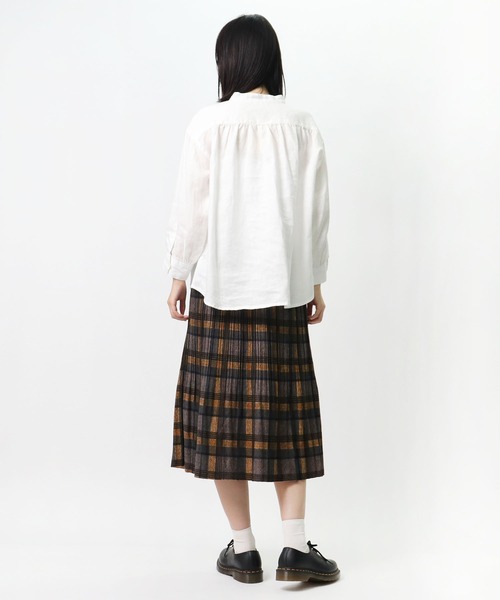 salle de bal(サルデバル)の「salle de bal / サルデバル チェック プリーツスカート Check pleated MEI(スカート・レディース・レッド/グレー/イエロー・FREE)」の12枚目の写真