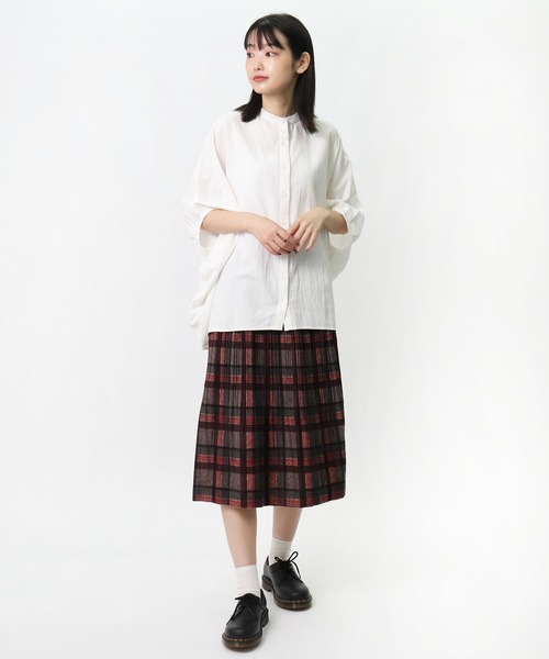 salle de bal(サルデバル)の「salle de bal / サルデバル チェック プリーツスカート Check pleated MEI(スカート・レディース・レッド/グレー/イエロー・FREE)」の20枚目の写真