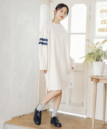 MILKFED. | LINE SLEEVE SWEAT DRESS(ワンピース)