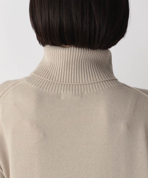 LOWRYS FARM（ローリーズファーム）の「タートルネックニットワンピース　216078（ワンピース・レディース・ブラック/ブルー/グリーン/アイボリー・FREE）」の9枚目の写真