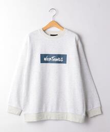 WILD THINGS（ワイルドシングス）の「【別注】＜WILD THINGS（ワイルドシングス）＞TJ EX 裏毛 プルオーバー ライトグレー 140cm-160cm（スウェット・キッズ）」