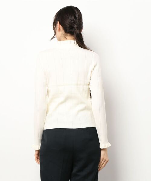 axes femme POETIQUE（アクシーズファムポエティック）の「リボンデザインニットＰＯ（ニット/セーター・レディース・ブラック/キナリ/ラベンダー/ピンク・MEDIUM）」の5枚目の写真