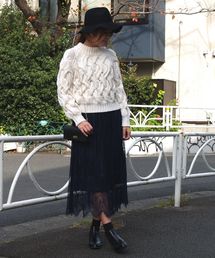 Another Edition | レースロングスカート/AE LACE LONG SK(スカート)