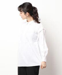 Samansa Mos2 | 前後着ピンタックシャツ(シャツ/ブラウス)