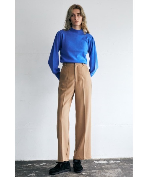 MOUSSY（マウジー）の「CENTER PRESS TUCK パンツ（その他パンツ・レディース・ブラック/ライトパープル/ライトベージュ・1/2/0）」の21枚目の写真