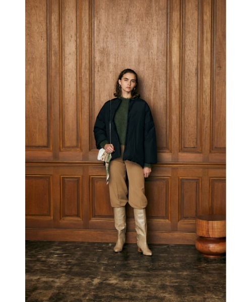 MOUSSY（マウジー）の「CENTER PRESS TUCK パンツ（その他パンツ・レディース・ブラック/ライトパープル/ライトベージュ・1/2/0）」の14枚目の写真