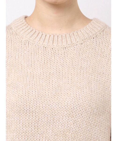 LAGUNAMOON（ラグナムーン）の「スリーブタックフォルムニットプルオーバー（ニット/セーター・レディース・ブラウン/アイボリー・FREE）」の11枚目の写真