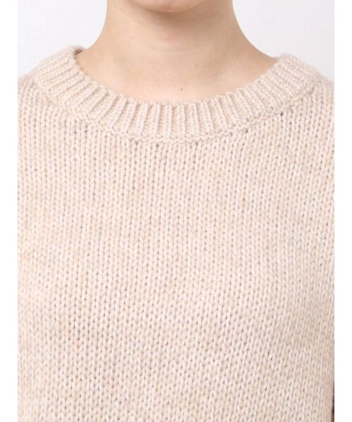 LAGUNAMOON（ラグナムーン）の「スリーブタックフォルムニットプルオーバー（ニット/セーター・レディース・ブラウン/アイボリー・FREE）」の21枚目の写真