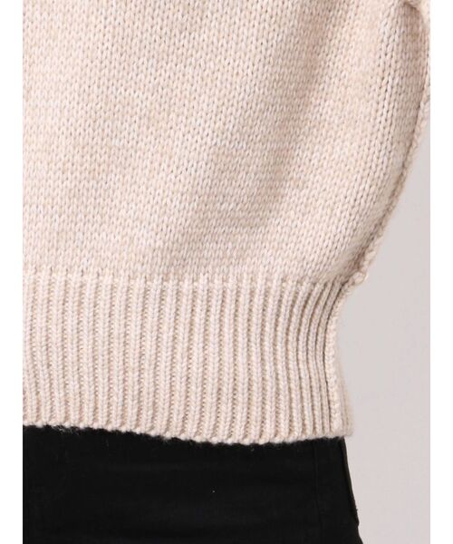 LAGUNAMOON（ラグナムーン）の「スリーブタックフォルムニットプルオーバー（ニット/セーター・レディース・ブラウン/アイボリー・FREE）」の18枚目の写真