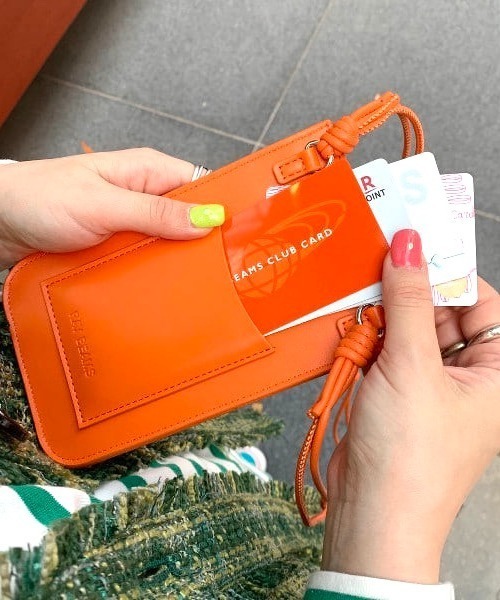 Ray BEAMS（レイビームス）の「Ray BEAMS / スマホ ホルダー（スマホグッズ・レディース・ブラック/オレンジ・ONE SIZE）」の21枚目の写真