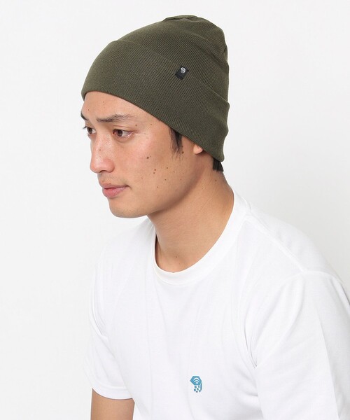 MOUNTAIN HARDWEAR（マウンテンハードウェアー）の「【Mountain Hardwear】エブリワンズフェーバリットビーニー（ニットキャップ/ビーニー・メンズ・ブラック/ネイビー/グリーン/グレー・ONE SIZE）」の4枚目の写真