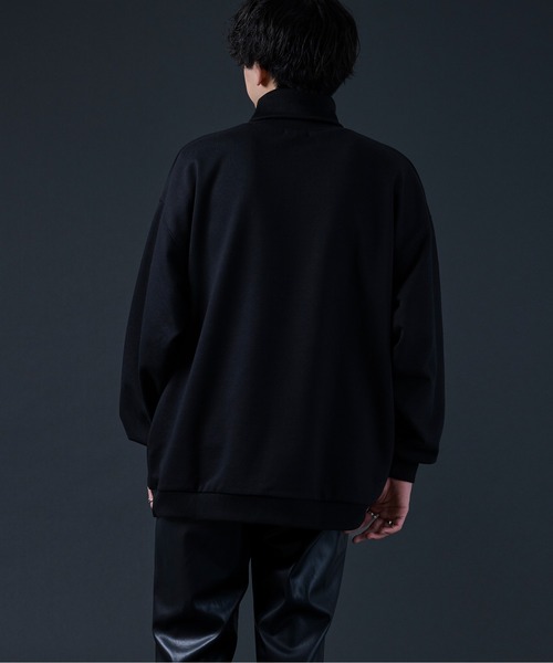 Ellno Loset（エルノロゼット）の「リブタートルスウェット（スウェット・メンズ・ブラック/アイボリー/ダークグリーン・MEDIUM/LARGE）」の10枚目の写真