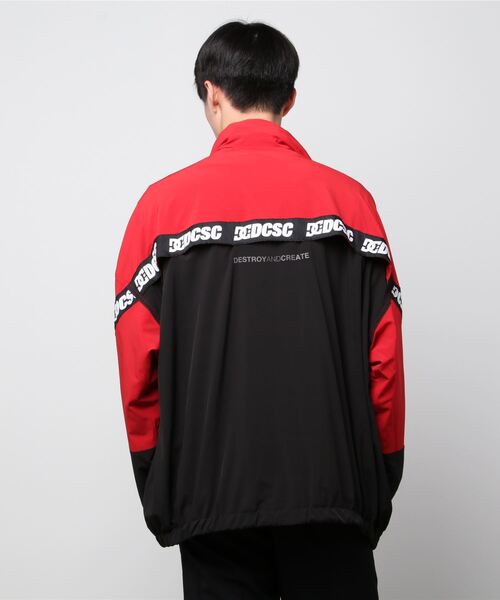 DC(ディーシー)の「DC/ディーシー ジャケット DJK221027(ナイロンジャケット・メンズ・ブラック/レッド・M/L/XL)」の6枚目の写真