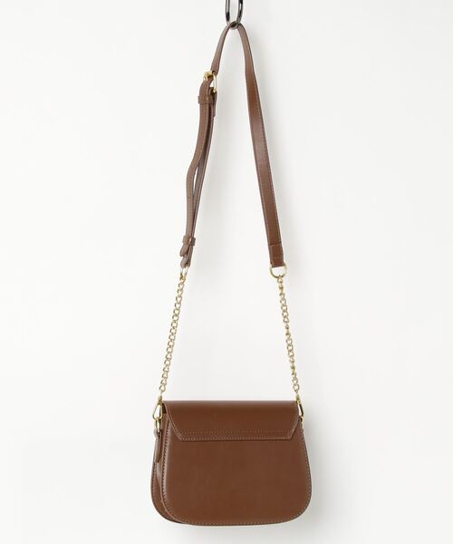 .KOM(ドットコム)の「『.kom/ドットケーオーエム』チェーンデザイン ミニショルダーバッグ(ショルダーバッグ・レディース・ダークブラウン/ブラック/ブラウン・FREE)」の13枚目の写真