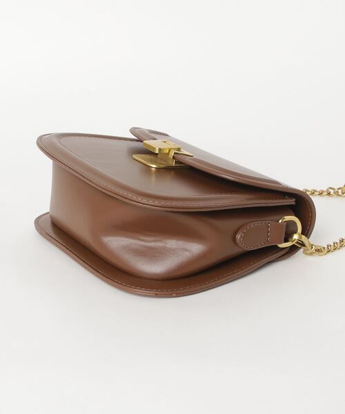 .KOM(ドットコム)の「『.kom/ドットケーオーエム』チェーンデザイン ミニショルダーバッグ(ショルダーバッグ・レディース・ダークブラウン/ブラック/ブラウン・FREE)」の8枚目の写真