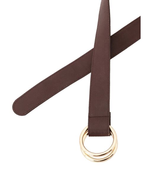 RESEXXY（リゼクシー）の「ダブルリングベルト（ベルト・レディース・ブラック/ベージュ/ブラウン・FREE）」の5枚目の写真