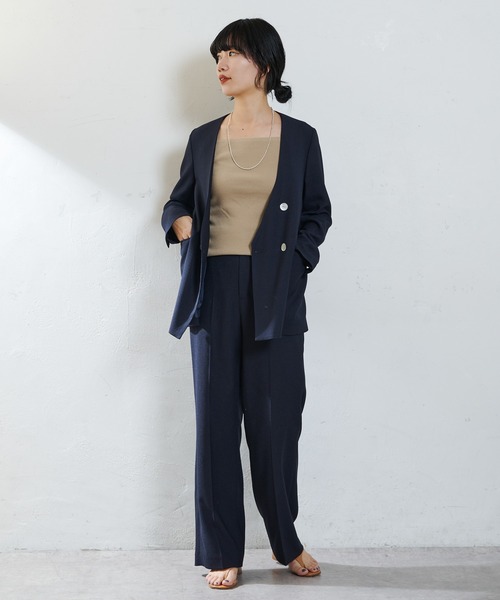 SHENERY（シーナリー）の「リネンライクグルカパンツ（その他パンツ・レディース・ベージュ/ブルー/ネイビー・36/38）」の8枚目の写真