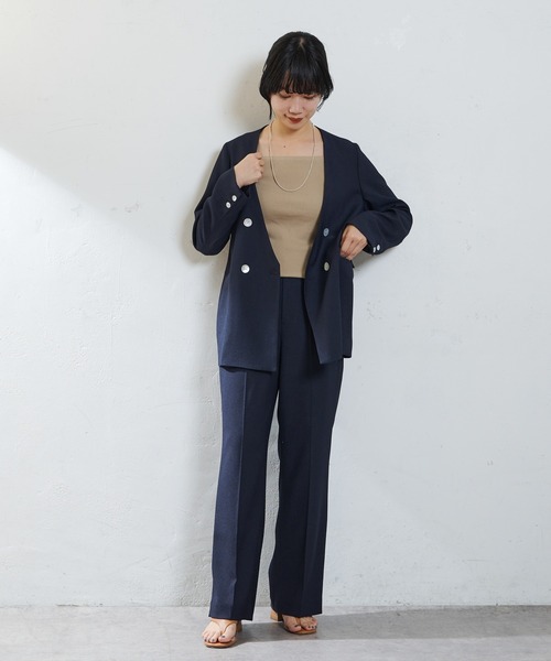 SHENERY（シーナリー）の「リネンライクグルカパンツ（その他パンツ・レディース・ベージュ/ブルー/ネイビー・36/38）」の9枚目の写真