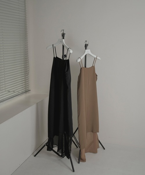 TUS.（タス）の「see through uneven cami op（ワンピース）」 - WEAR