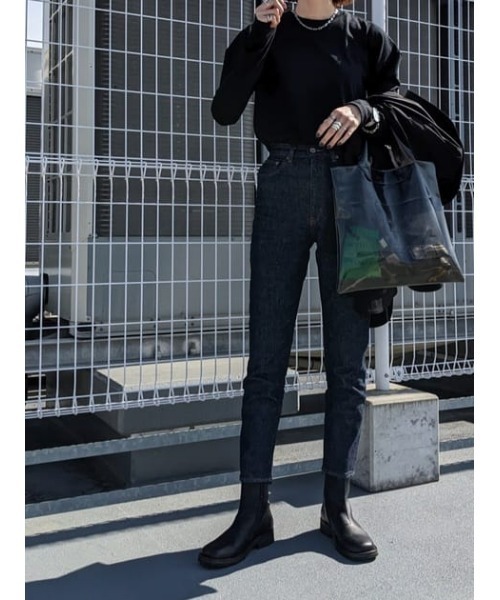 MOUSSY(マウジー)の「FLAT TOE SHORT ブーツ(ブーツ・レディース・ブラウン/ブラック・SMALL/LARGE/MEDIUM)」の16枚目の写真