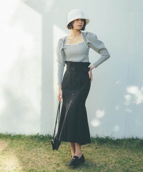 SNIDEL（スナイデル）の「メタルモチーフミニバッグ（ショルダーバッグ・レディース・ブラック/キャメル/ラベンダー・FREE）」の8枚目の写真