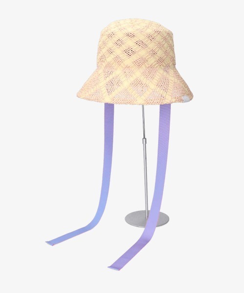 arth(アース)の「arth Symphonic Ribbon Bucket(ハット・レディース・ベージュ/グレー/ライトベージュ・57cm)」の3枚目の写真