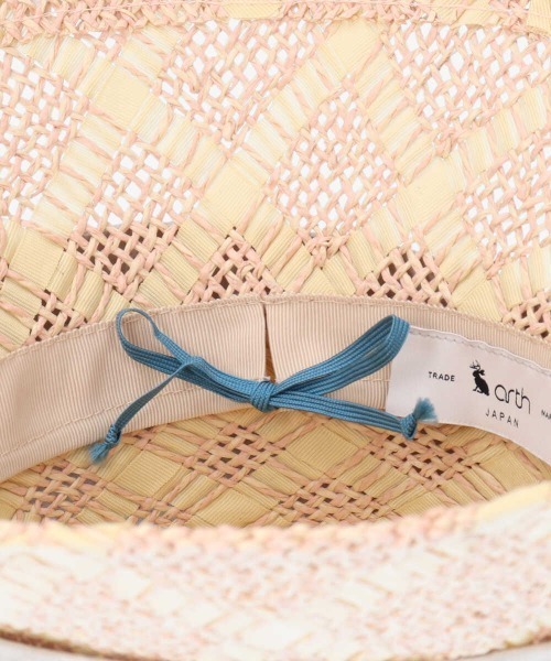 arth(アース)の「arth Symphonic Ribbon Bucket(ハット・レディース・ベージュ/グレー/ライトベージュ・57cm)」の9枚目の写真