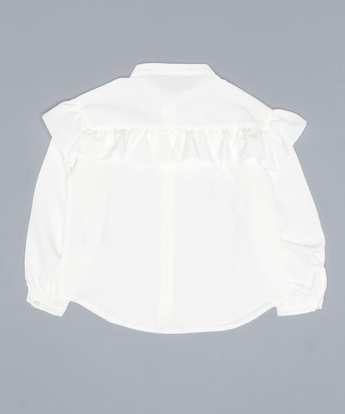PINKHUNT(ピンクハント)の「PINKHUNT フリルブラウスシャツ 6529K(シャツ/ブラウス・キッズ・ブラック/ホワイト・160cm/150cm/140cm/130cm/120cm)」の3枚目の写真