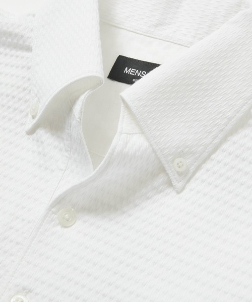 MEN'S BIGI(メンズビギ)の「【COOLMAX】ニットサッカーポロシャツ ACTIVE TAILORライン(ポロシャツ・メンズ・ホワイト/ブラック/ネイビー/ブルー・01/02/03/04)」の16枚目の写真