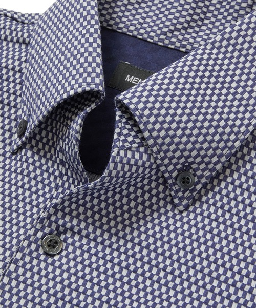 MEN'S BIGI(メンズビギ)の「【COOLMAX】ニットサッカーポロシャツ ACTIVE TAILORライン(ポロシャツ・メンズ・ホワイト/ブラック/ネイビー/ブルー・01/02/03/04)」の20枚目の写真