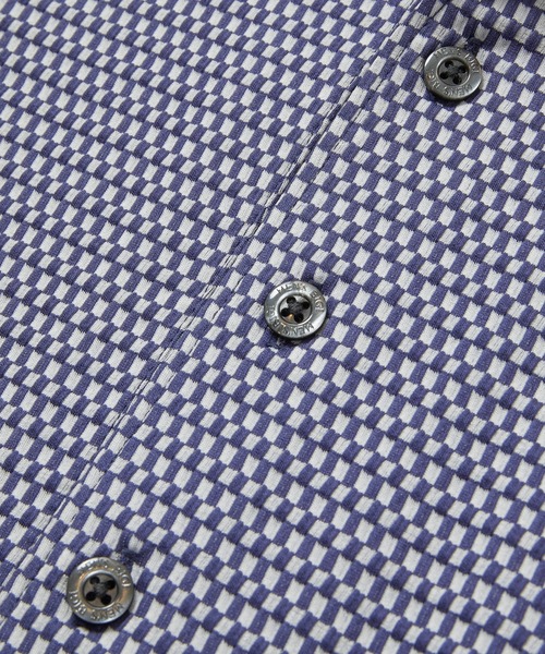 MEN'S BIGI(メンズビギ)の「【COOLMAX】ニットサッカーポロシャツ ACTIVE TAILORライン(ポロシャツ・メンズ・ホワイト/ブラック/ネイビー/ブルー・01/02/03/04)」の22枚目の写真