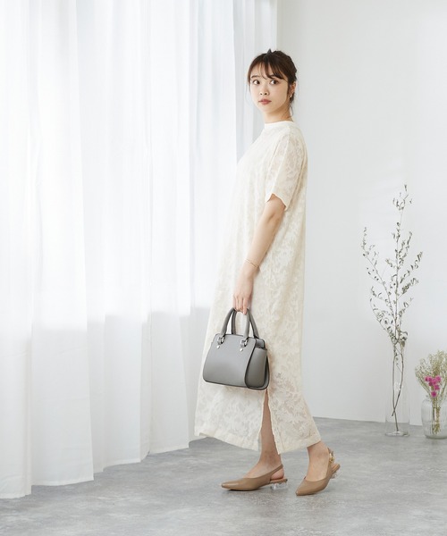 menue(メヌエ)の「スリングバック クリアミュールサンダル(パンプス・レディース・アイボリー/ブラック/グレイッシュベージュ・21.5cm/22.0cm/22.5cm/23.0cm/23.5cm/24.0cm/24.5cm/25.0cm/25.5cm/26.0cm)」の13枚目の写真