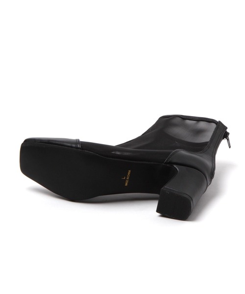 Andemiu（アンデミュウ）の「シアーショートブーツ266231（ブーツ・レディース・アイボリー/ブラック・SMALL/MEDIUM/LARGE）」の14枚目の写真