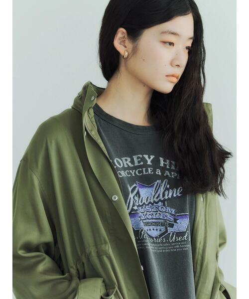 GARAGE OF GOOD CLOTHING（ガレージオブグッドクロージング）の「ショート丈ミリタリージャケット（ブルゾン・レディース・ブルー/カーキ/ベージュ・FREE）」の11枚目の写真