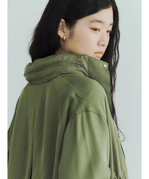 GARAGE OF GOOD CLOTHING（ガレージオブグッドクロージング）の「ショート丈ミリタリージャケット（ブルゾン・レディース・ブルー/カーキ/ベージュ・FREE）」の4枚目の写真