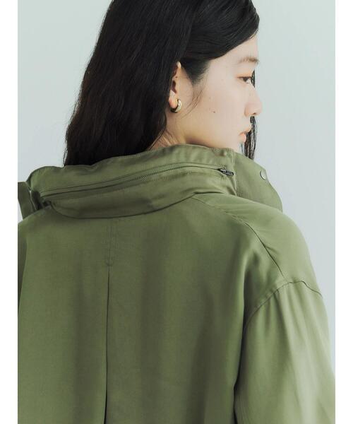 GARAGE OF GOOD CLOTHING（ガレージオブグッドクロージング）の「ショート丈ミリタリージャケット（ブルゾン・レディース・ブルー/カーキ/ベージュ・FREE）」の12枚目の写真