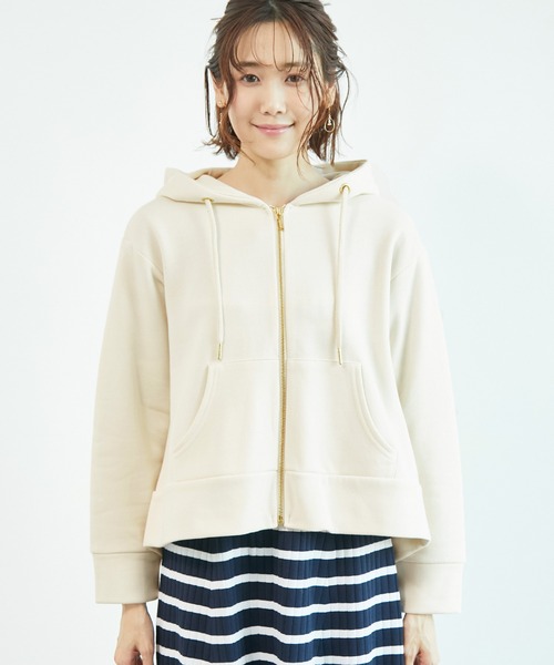 ROPE' PICNIC（ロペピクニック）の「裏毛ジップフーディー（パーカー・レディース・キナリ/パープル系その他/ピンク系その他2・38/40）」の4枚目の写真