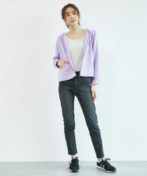 ROPE' PICNIC（ロペピクニック）の「裏毛ジップフーディー（パーカー・レディース・キナリ/パープル系その他/ピンク系その他2・38/40）」の16枚目の写真