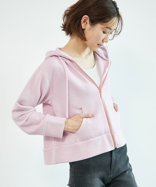 ROPE' PICNIC（ロペピクニック）の「裏毛ジップフーディー（パーカー・レディース・キナリ/パープル系その他/ピンク系その他2・38/40）」の18枚目の写真