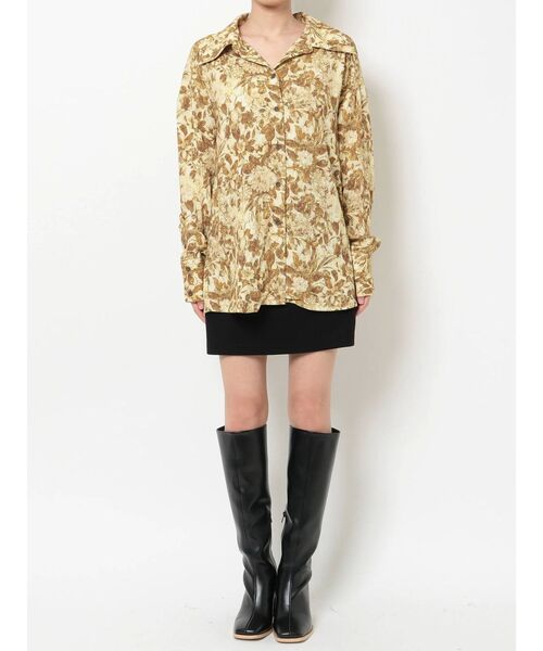 EMODA(エモダ)の「ウォールフラワーシャツ(シャツ/ブラウス・レディース・アイボリー/その他/グリーン・FREE)」の20枚目の写真