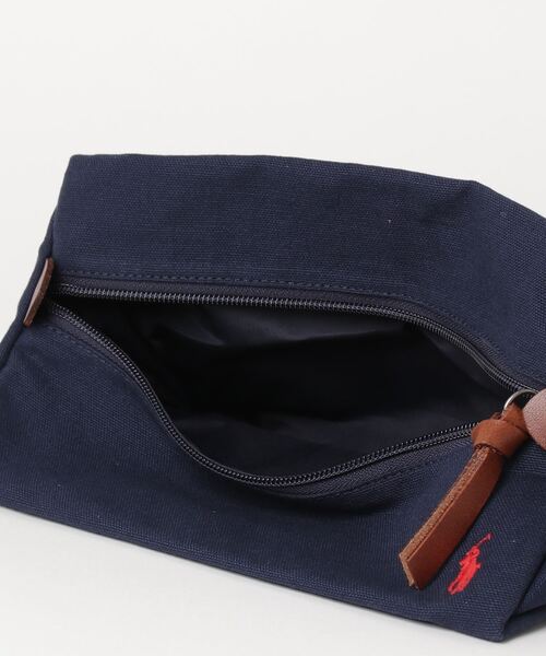 RRL ラルフローレン　ナイロンキャンバス　トラベルポーチ　カーキ POLO RALPH LAUREN（ポロ ラルフ ローレン）の「キャンバス