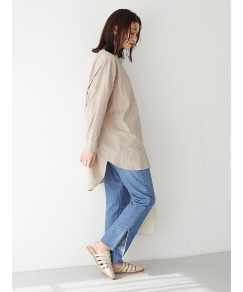 Furryrate(ファーリーレート)の「・furry rate ギャザーチュニック(シャツ/ブラウス・レディース・ベージュ/オフホワイト/ミント・FREE)」の17枚目の写真