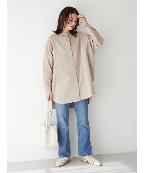 Furryrate(ファーリーレート)の「・furry rate ギャザーチュニック(シャツ/ブラウス・レディース・ベージュ/オフホワイト/ミント・FREE)」の14枚目の写真