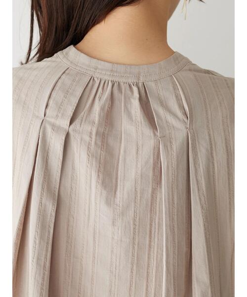 Furryrate(ファーリーレート)の「・furry rate ギャザーチュニック(シャツ/ブラウス・レディース・ベージュ/オフホワイト/ミント・FREE)」の7枚目の写真