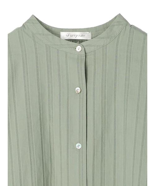 Furryrate(ファーリーレート)の「・furry rate ギャザーチュニック(シャツ/ブラウス・レディース・ベージュ/オフホワイト/ミント・FREE)」の21枚目の写真