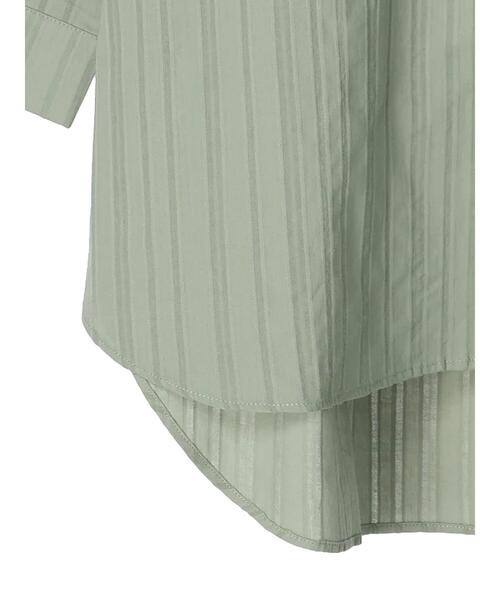 Furryrate(ファーリーレート)の「・furry rate ギャザーチュニック(シャツ/ブラウス・レディース・ベージュ/オフホワイト/ミント・FREE)」の8枚目の写真