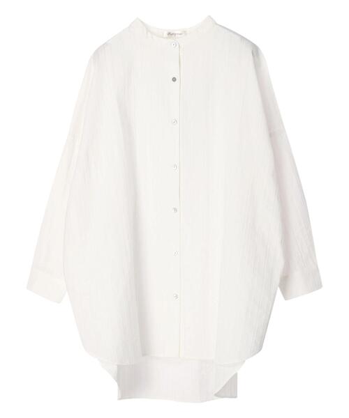 Furryrate(ファーリーレート)の「・furry rate ギャザーチュニック(シャツ/ブラウス・レディース・ベージュ/オフホワイト/ミント・FREE)」の11枚目の写真