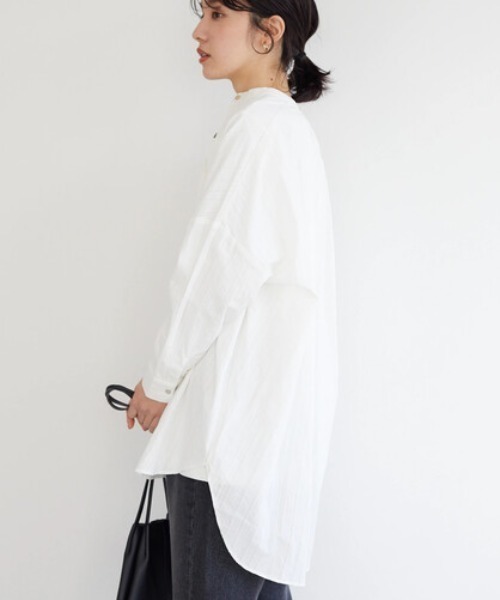 Furryrate(ファーリーレート)の「・furry rate ギャザーチュニック(シャツ/ブラウス・レディース・ベージュ/オフホワイト/ミント・FREE)」の1枚目の写真